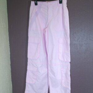 Gianni Bini GB High Rise Y2K Pants Cargo Pants in pink NWT Size Small
